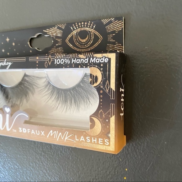 Ioni 3D Faux Mink Lashes Crystals Wispy Flare Spikey 686657 New Costume Cosplay - Picture 8 of 9